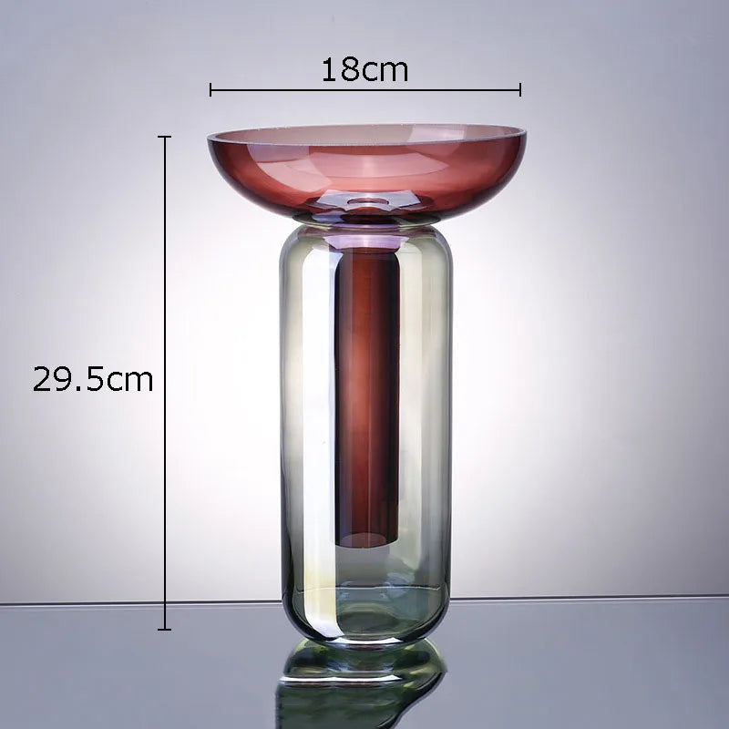 Vase Design en Verre – Élégance et Modernité